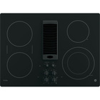 GE Profile 30" 4-Element Radiant Electric Cooktop in Black with Bridge Element