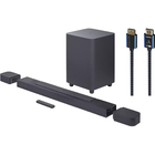 JBL 620 Watt 5.1 Channel Soundbar with 10" Powered Subwoofer with V Series 4K 1.5 Meter HDMI Cable