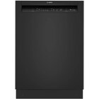 Bosch 300 Series 24'' Wide 48 dBA Dishwasher with Recessed Handle — Black