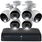 Image of product - 4K 8 Channels 2TB Wired DVR System with 6 x 4K Deterrence Bullet Cameras