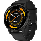 Garmin Venu® 3 Slate Stainless Steel Bezel with Black Case and Silicone Band