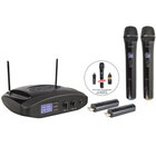 Studio Z Dual UHF Wireless Rechargeable Microphone System - Black