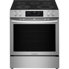 Frigidaire Gallery 5.3 CuFt 5-Element Slide-In Electric Range in Stainless Steel with Air Fry and Total Convection