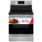 Image of product - 5.7 CuFt Freestanding Electric Range in Stainless Steel with Air Fry and SpaceWise® Triple Expandable Element
