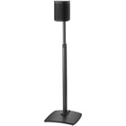 Sanus Speaker Stand designed for Sonos One, Sonos One SL, Play:1, and Play:3 - Single - Adjustable Height in Black