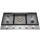 Image of product - 36" 4-Burner Gas Cooktop in Stainless Steel With Flexible Brass Power Burner