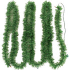 Christmas Elegance 15-ft Garland with Red Lights