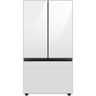 Samsung 30.0 CuFt Bespoke Smart French Door Refrigerator in White Glass