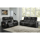 Signature Design by Ashley Encore Dual Power Leather Reclining Sofa & Loveseat