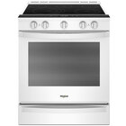 Whirlpool 6.4 Cu. Ft. Smart Slide-in Electric Range with Scan-to-Cook Technology - White