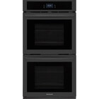 Frigidaire 27" Double Electric Wall Oven in Black with Fan Convection