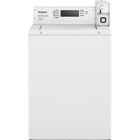 Whirlpool 3.3 CuFt Commercial Top Load White Washer with Factory Installed Coin Drop & Coin Box