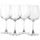 Martha Stewart Vivica 4-Piece 20oz Stemmed Red Wine Glass Set