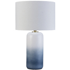 Signature Design by Ashley Lemrich Ceramic Table Lamp - Teal/White