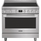 Frigidaire Professional 4.4 CuFt 5-Burner Induction Freestanding Electric Range in Stainless Steel with True Convection