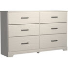 Signature Design by Ashley Juararo 6-Drawer Dresser - White