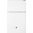 Image of product - 3.1 CuFt Top-Mount Compact Refrigerator in White with Durability-Tested Compressor