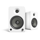 Kanto YU6 Series Bookshelf Speaker System (Pair) with Bluetooth and Phono Preamp - Matte White