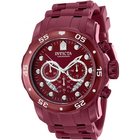 Image of product - Men's Pro Diver 48mm Red Stainless Tone Band Quartz Watch