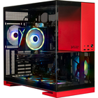 SkyTech Gaming Viper Gaming Tower AMD Ryzen 7 5700 32GB RAM 2TB NVMe SSD NVIDIA GeForce RTX 5060 8GB Graphics - Red/Black