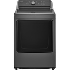 LG 7.3 CuFt Smart Matte Black Gas Dryer with Sensor Dry