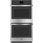 GE 30'' Smart Self-Cleaning Double Wall Oven in Stainless Steel with No Preheat Air Fry