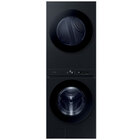 Samsung Bespoke 4.6 Cu. Ft AI Laundry Hub™ Washer with 7.6 Cu. Ft. Gas Dryer - Brushed Black