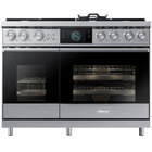 Dacor 6.6 Cu. Ft. 48" Wide Dual-Fuel Steam Range with Integrated Griddle