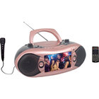 Naxa 7” Bluetooth® DVD Boombox with TV - Rose Gold