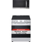 LG 6.3 CuFt Slide-In Electric Range with 1.7 CuFt 1000 Watt Over-The-Range Microwave in Stainless Steel