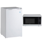 Avanti 20" White 4.4 CuFt Compact Refrigerator with 0.7 CuFt 700 Watt Countertop Microwave Package in White
