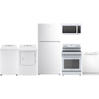 Midea White Complete Kitchen Package & White Laundry Pair