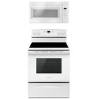 Amana 4.8 Cu. Ft Electric Range with 1.6 Cu. Ft 1000 Watt Over-the-Range Microwave