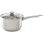 Ecolution 3 Qt. Induction Ready Saucepan with Glass Lid — Stainless Steel