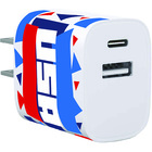 Bytech 20W PD Wall Charger - USA Flag