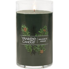 YANKEE CANDLE Medium Pillar Candle - Balsam & Cedar