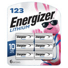 Energizer 123 Lithium Batteries (6 Pack), 3V Photo Batteries