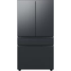 Samsung 29.0 CuFt Smart Bespoke Panel Ready 4-Door French-Door Refrigerator in Matte Black with Beverage Center
