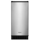Whirlpool 25 Lbs 15" Residential Freestanding Ice Machine - Stainless Steel