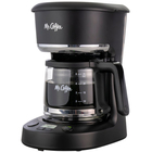 Image of product - 5-Cup Auto-Off Programmable Coffeemaker with Nylon Filter - Black
