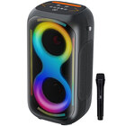 IQ Sound 2x5" Fusion Glow Portable Bluetooth Speaker with TWS Pairing & LED Light Show