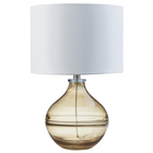 Signature Design by Ashley Lemmitt Glass Table Lamp - Amber