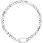Mi Tesoro Nautical Clasp Silver Chain Bracelet
