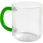 Core Home 13.5 Oz Ribbed Glass Mug