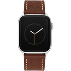 WITHit Leather Band for 42/44/45mm/Ultra 1&2 (49mm) Apple Watch - Brown Leather