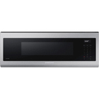 Samsung 1.1 CuFt Smart 1100-Watt SLIM Over-The-Range Microwave/550-CFM Hood Combination in Fingerprint Resistant Stainless Steel
