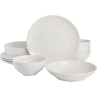 Image of product - Next Generation 12-Piece Porcelain Dinnerware Set - White