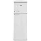 UNIQU Classic Retro 11 Cu. Ft. Top Freezer Refrigerator — Marshmallow White