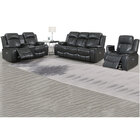 Global Furniture Blanche Power Reclining Sofa, Loveseat & Recliner - Gray