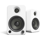 Kanto YU4 Series Bookshelf Speaker System (Pair) with Bluetooth and Phono Preamp - Matte White